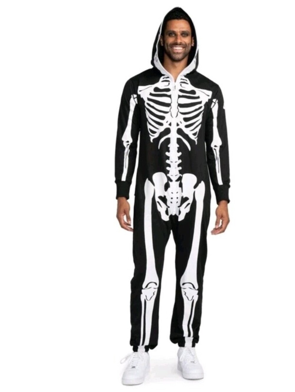 Tipsy Elves skeleton one piece costume Size M